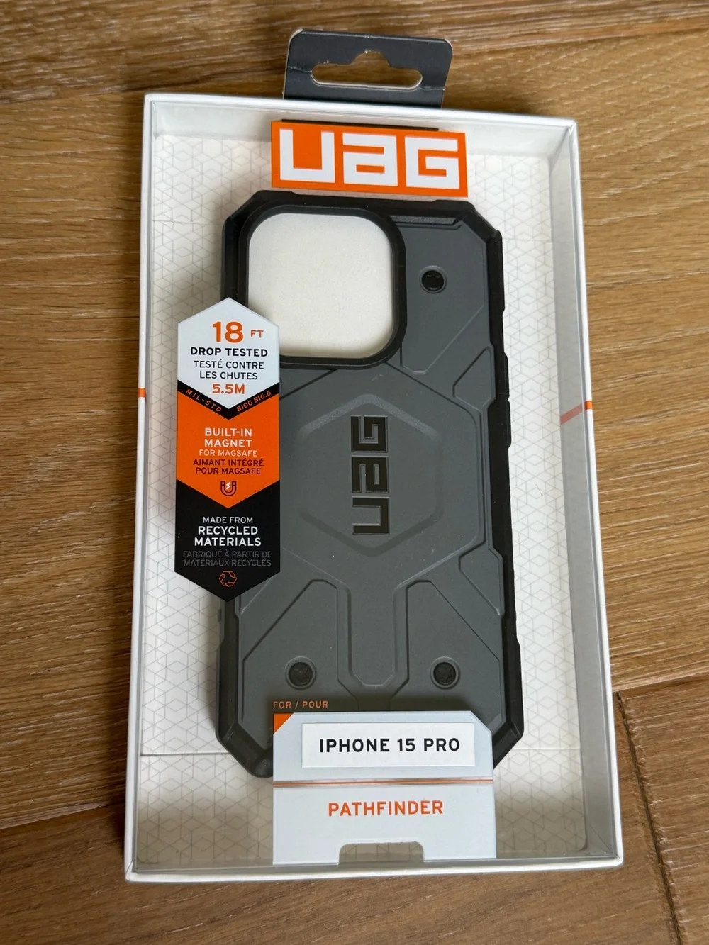 New UAG URBAN ARMOR GEAR UAG iPhone 15 Pro Case Pathfinder grey black